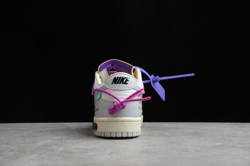 Giày Nike Off-White x Dunk Low 'Lot 28 Of 50' DM1602-111 - Ảnh 9