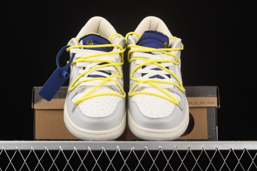 Giày Nike Off-White x Dunk Low 'Lot 27 of 50' DM1602-120 - Ảnh 5