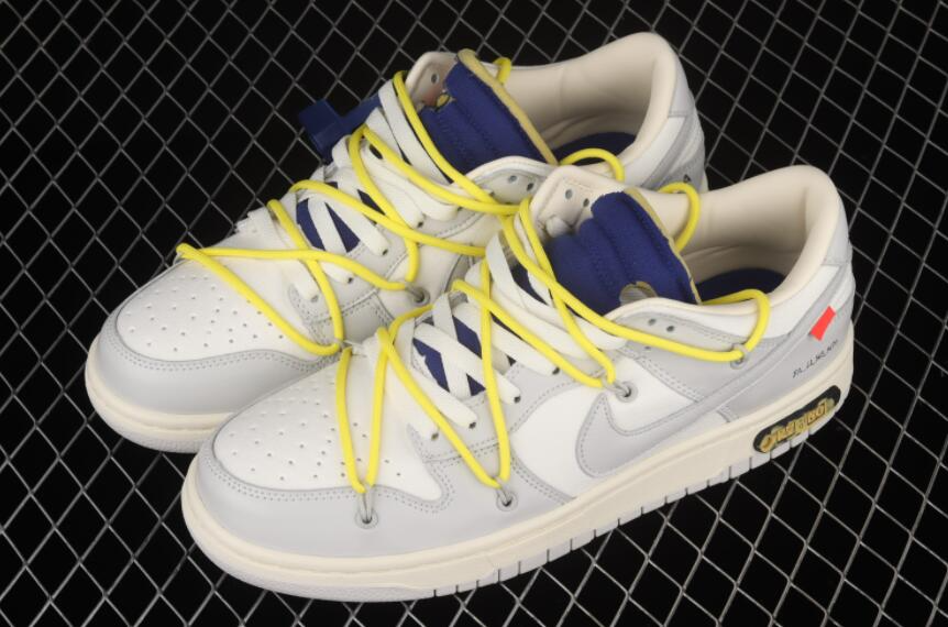 Giày Nike Off-White x Dunk Low 'Lot 27 of 50' DM1602-120 - Ảnh 4