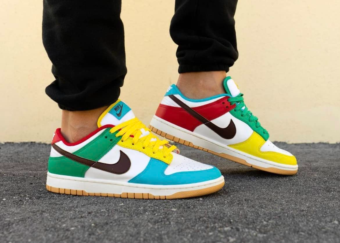 Giày Nike Dunk Low SE GS 'Free.99 White' CZ2496-100 - Ảnh 2