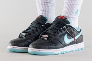 Alternative view of Giày Nike Dunk Low 'Barbershop Black' DH7614-001