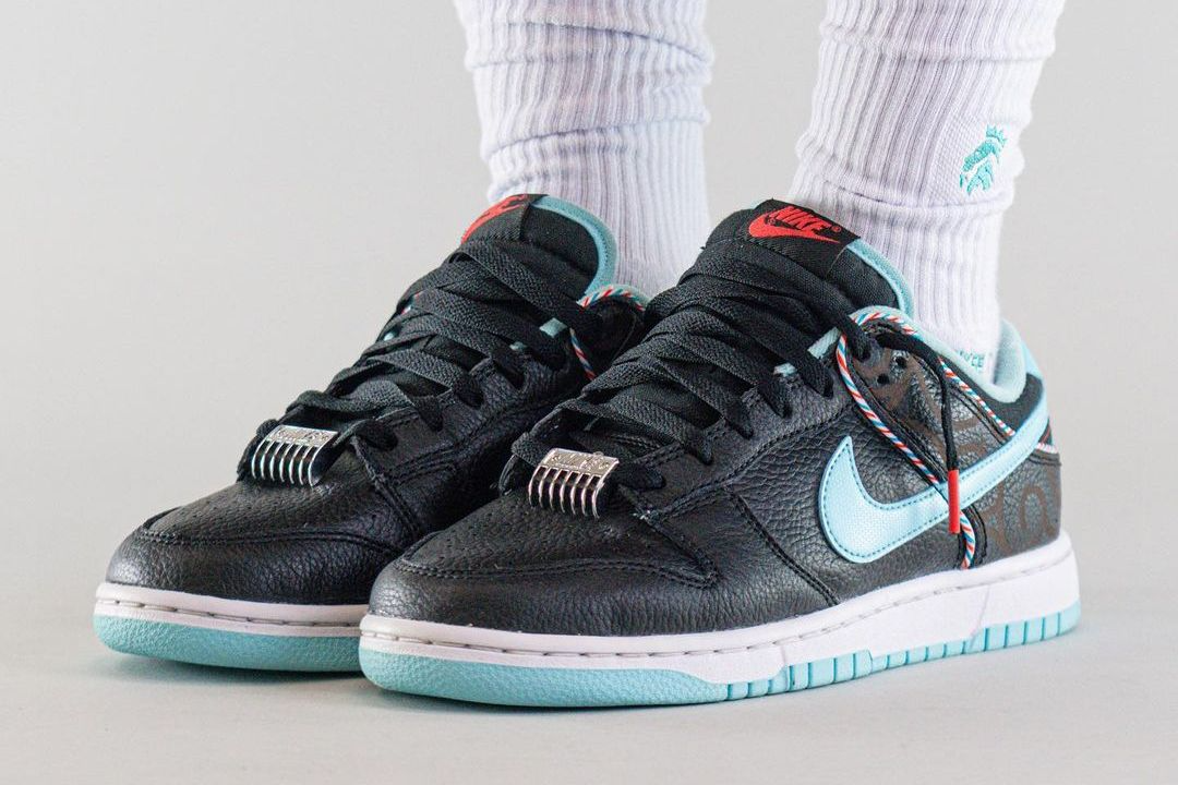 Giày Nike Dunk Low 'Barbershop Black' DH7614-001 - Ảnh 2