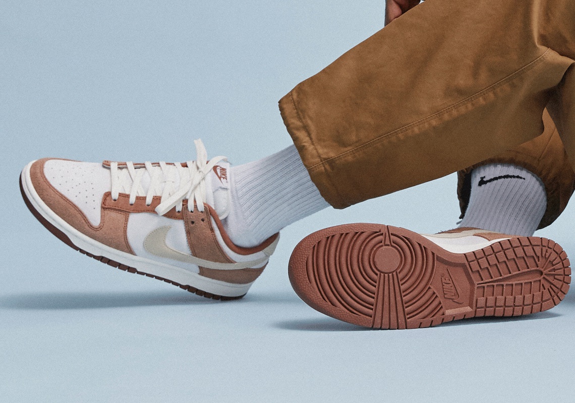 Giày Nike Dunk Low Premium 'Medium Curry' DD1390-100 - Ảnh 8