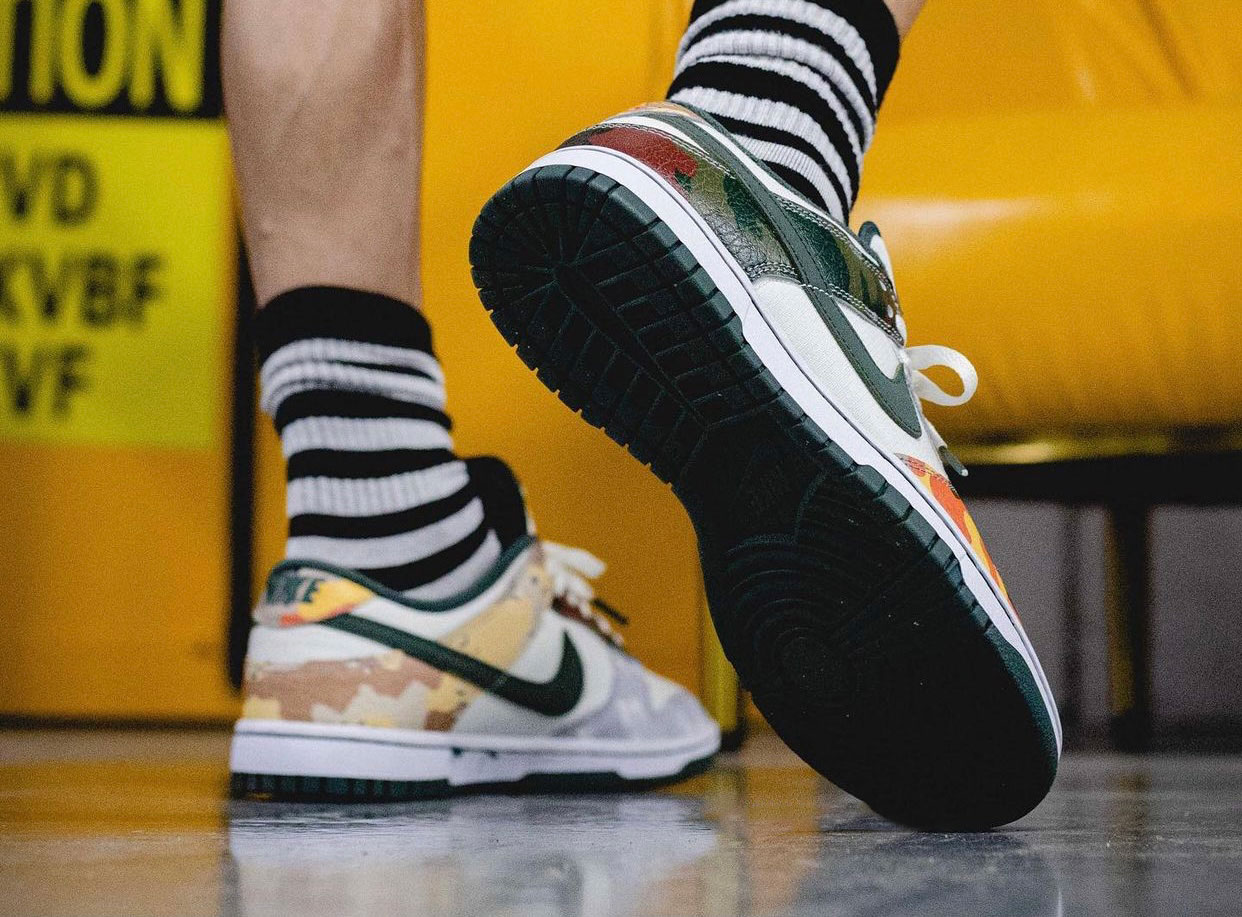 Giày Nike Dunk Low SE 'Multi Camo' DH0957-100 - Ảnh 3