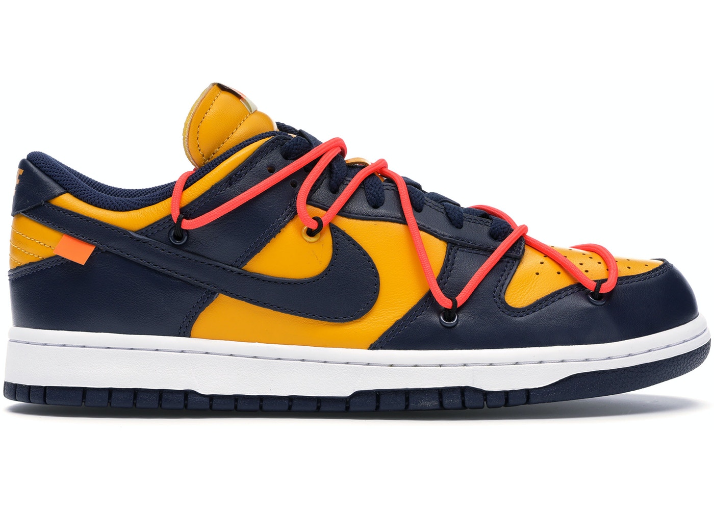 Giày Nike Dunk Low Off-White 'University Gold Midnight Navy' CT0856-700