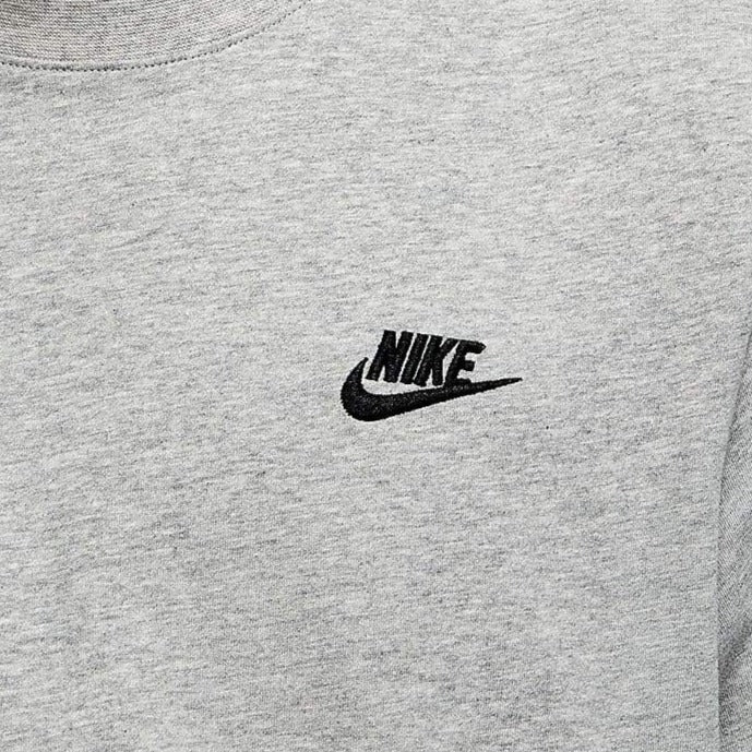 Ao Nike Essential Embroidered Tee 'Grey' AR4999-064