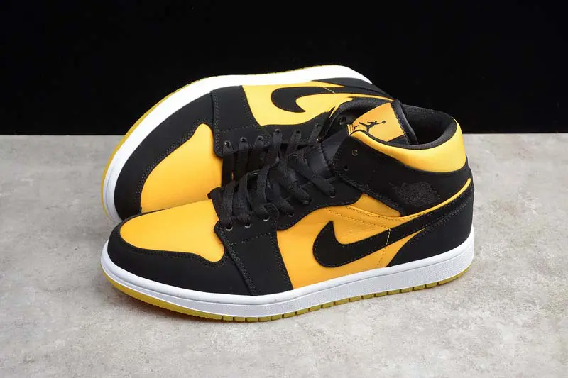 Giày Nike Air Jordan 1 Mid 'Black Gold' CD6759-007 - Ảnh 5