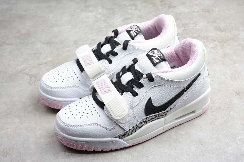 Giày Nike Jordan Legacy 312 GS 'White Black Pink Foam' AT4040-106 - Ảnh 5