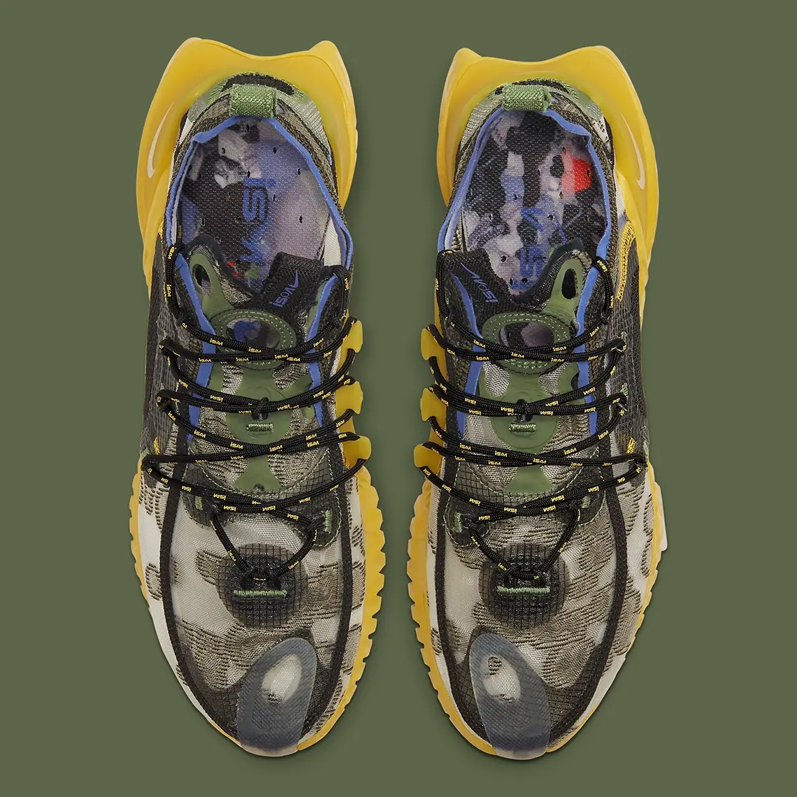 Alternative view of Giày Nike ISPA Flow 2020 'Medium Olive' CI1474-200