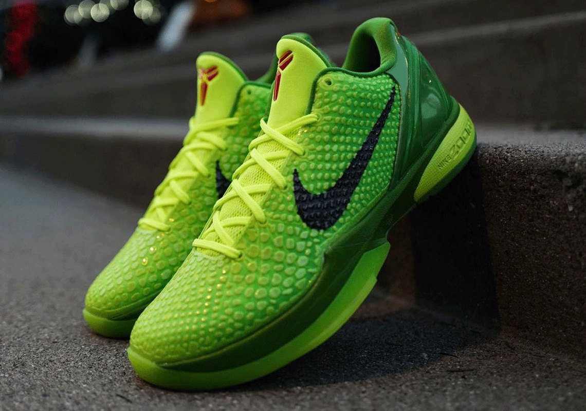 Giày Nike Zoom Kobe 6 Protro 'Grinch' CW2190-300 - Ảnh 7