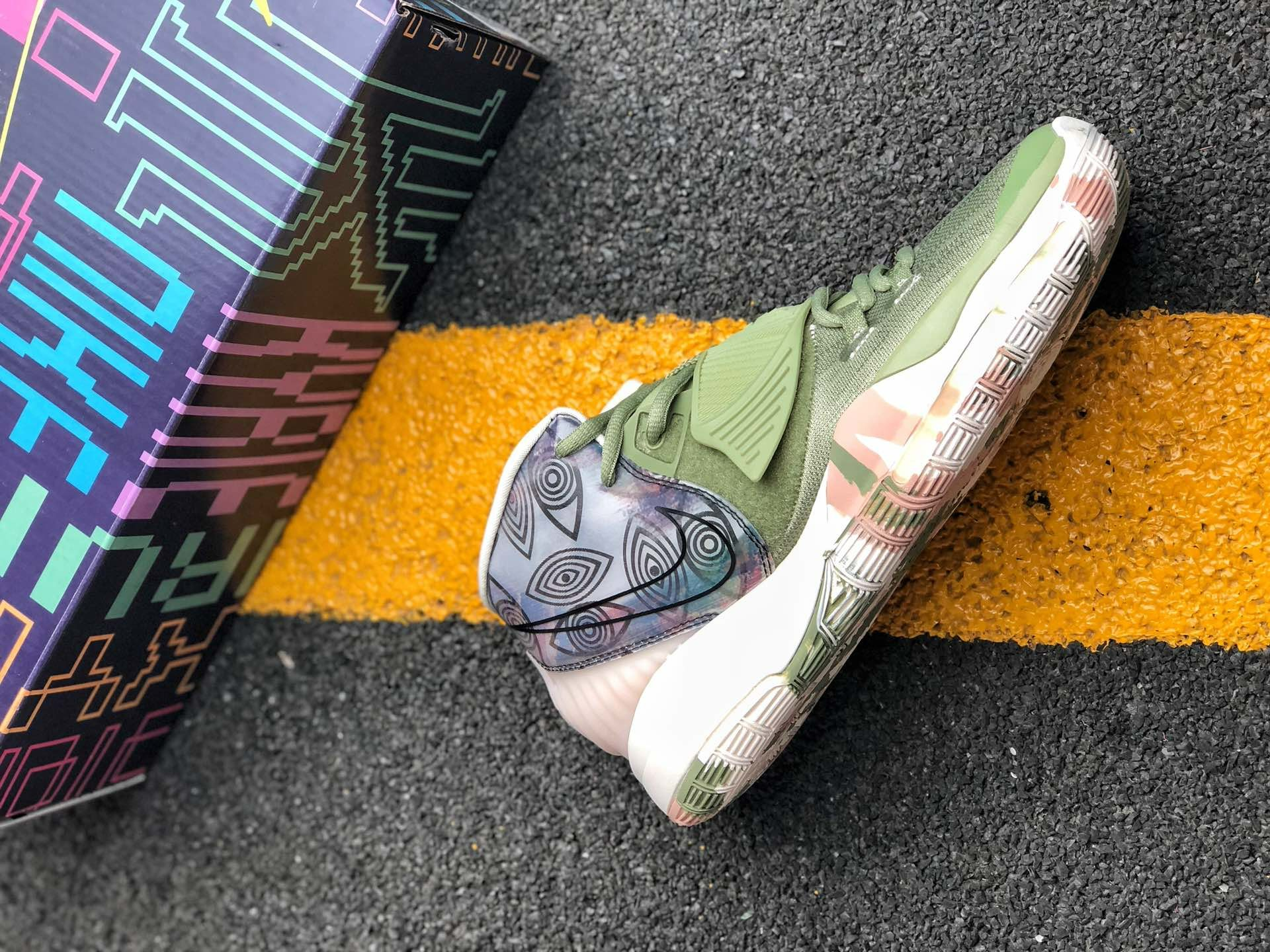 Giày Nike Kyrie 6 Preheat 'Shanghai' CQ7634-303 - Ảnh 5