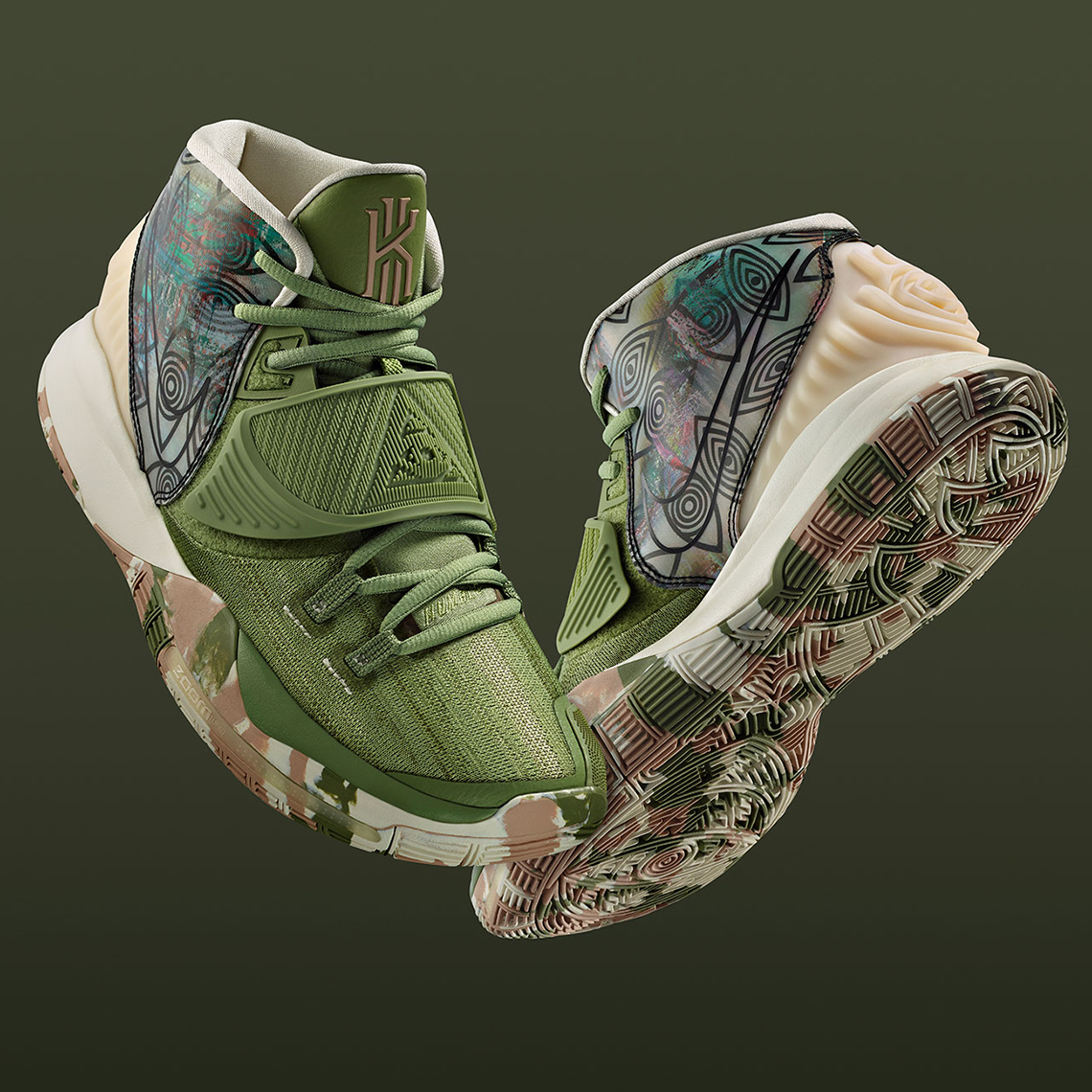 Giày Nike Kyrie 6 Preheat 'Shanghai' CQ7634-303 - Ảnh 3