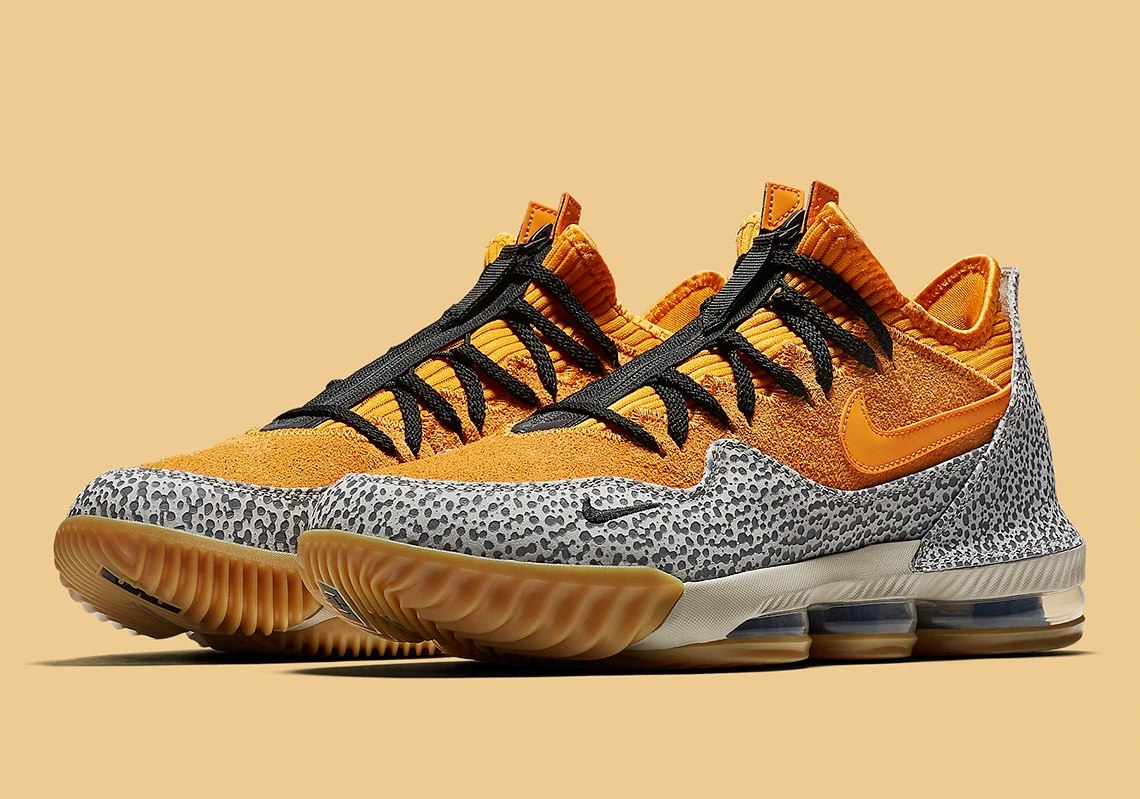 Giày Nike Atmos x LeBron 16 Low AC EP 'Safari' CI3358-800 - Ảnh 9