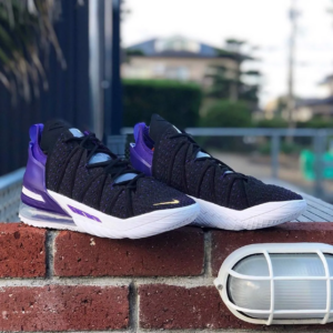Alternative view of Giày Nike LeBron 18 'Lakers' CQ9283-004