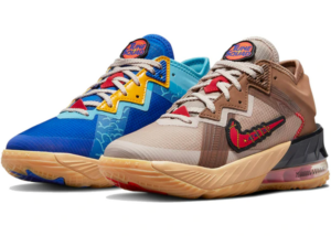 Alternative view of Giày Nike Space Jam x LeBron 18 Low GS 'Wile E. x Roadrunner' DJ3760-401