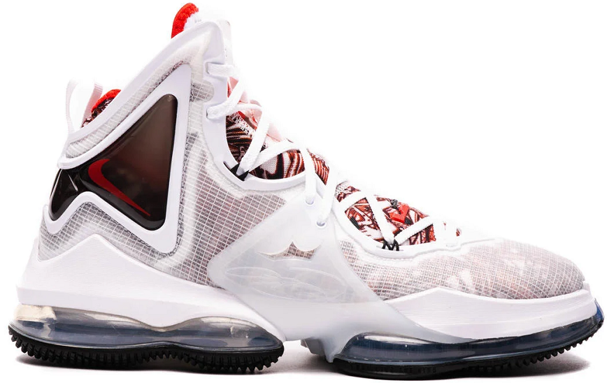 Giày Nike LeBron 19 Para Hombre 'White Red' CZ0203-101