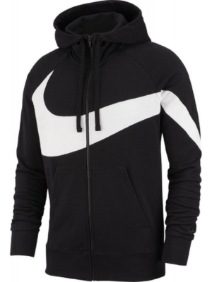 Áo Nike Sportswear Hoodie Black White AR3084-010