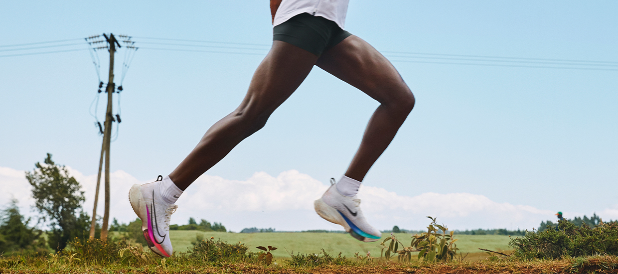 Giày Nike Air Zoom Tempo Next% Flyknit White Hyper Violet CI9923-100 - Ảnh 4