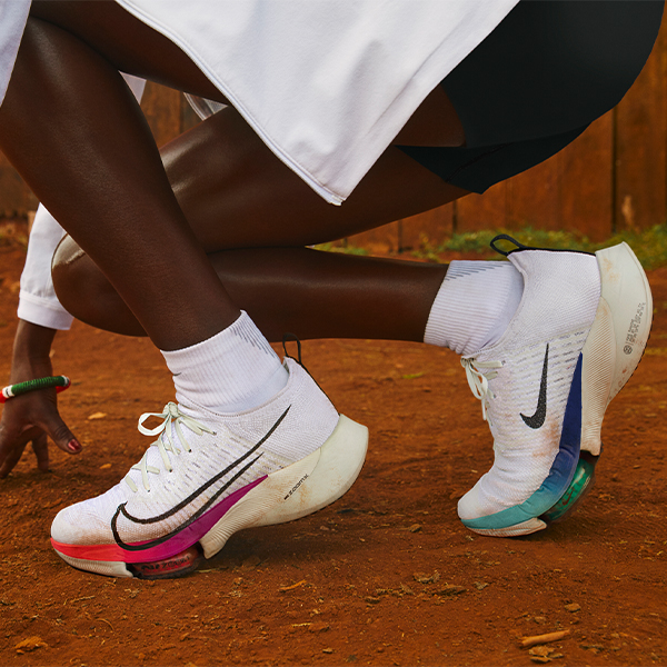 Giày Nike Air Zoom Tempo Next% Flyknit White Hyper Violet CI9923-100 - Ảnh 7