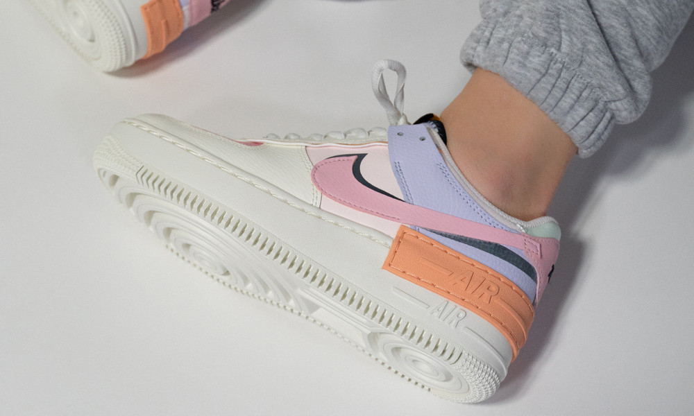 Giày Nike Wmns Air Force 1 Low Shadow Sail Pink Glaze CI0919-111 - Ảnh 6