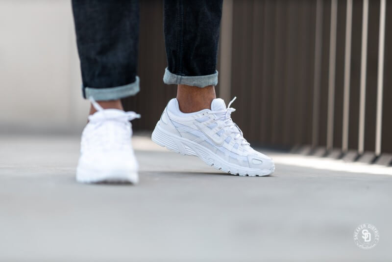 Giày Nike P-6000 'Triple White' CD6404-100 - Ảnh 3