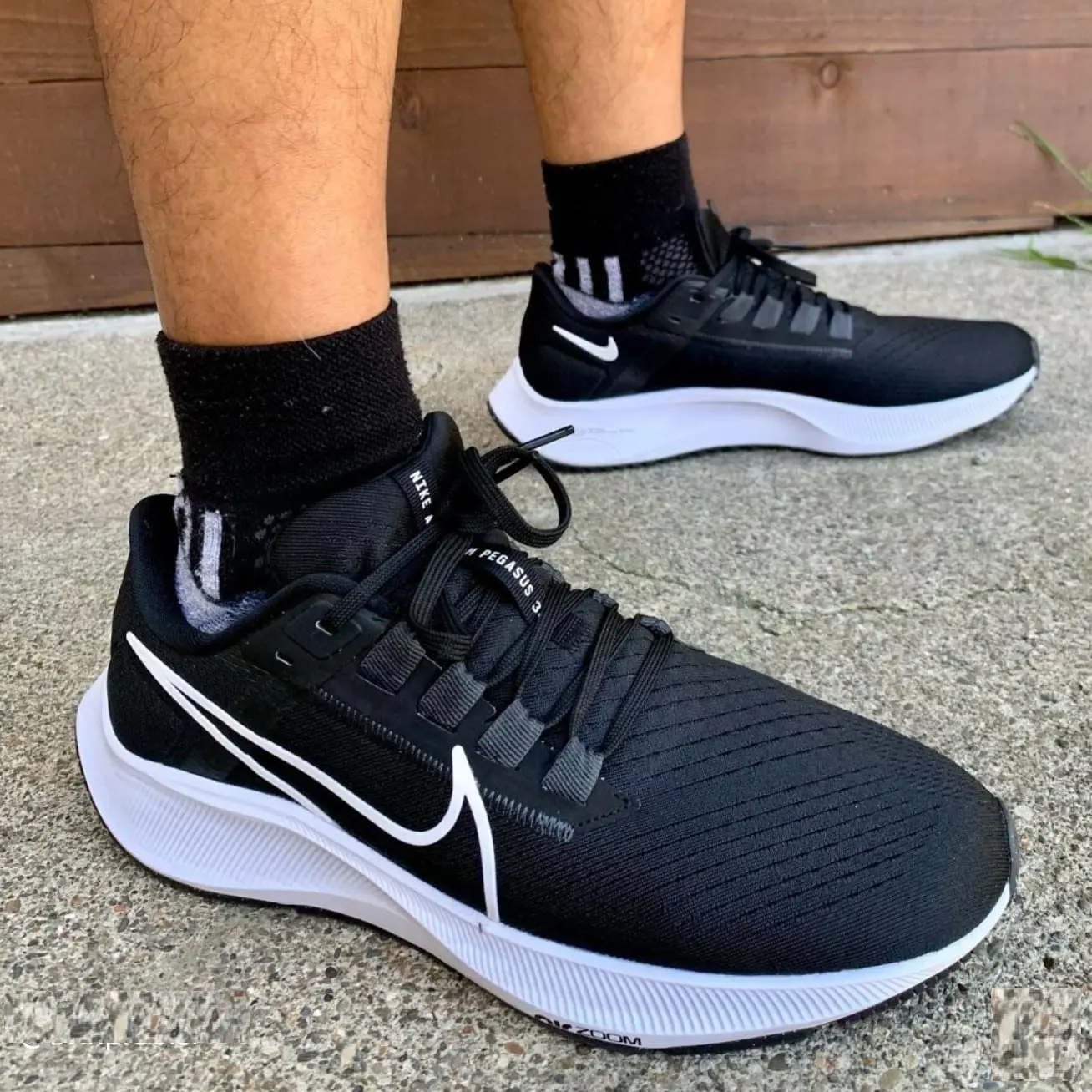 Giày Nike Air Zoom Pegasus 38 'Black White' CZ1815-002 - Ảnh 3