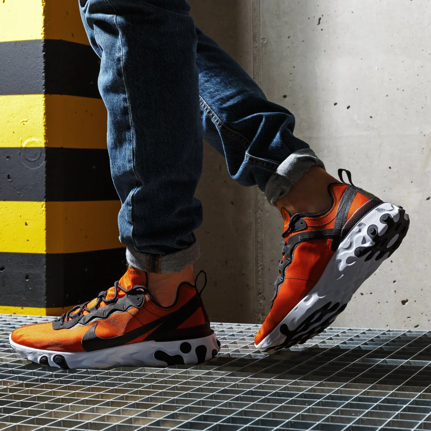 Giày Nike React Element 55 Premium 'Sunrise' BQ9241-001 - Ảnh 8