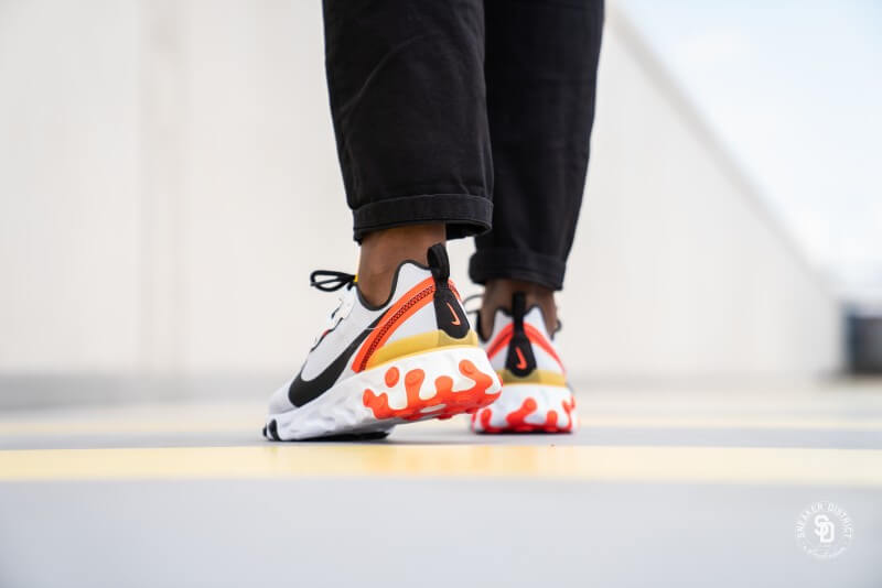 Giày Nike React Element 55 Bright Crimson BQ6166-102 - Ảnh 5