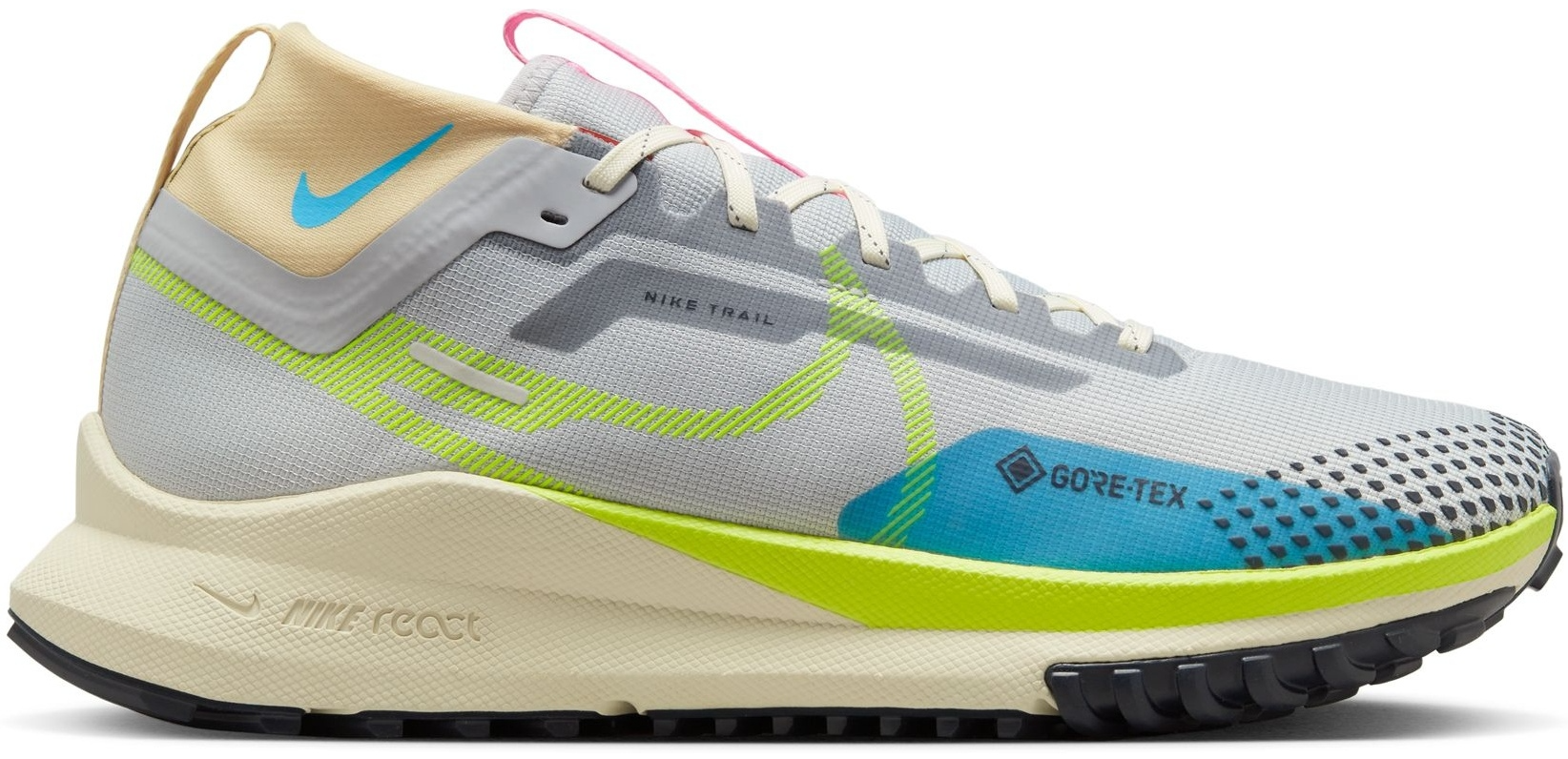 Giay Nike React Pegasus Trail 4 Gore-Tex 'Wolf Grey Volt' DJ7926-002