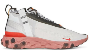 Giày Nike React Runner Mid White Light Crimson AT3143-100
