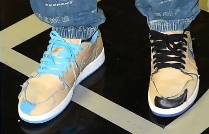 Alternative view of Giày Nike Air Jordan 1 Low SB QS Lance Mountain 'Desert Ore' CJ7891-200