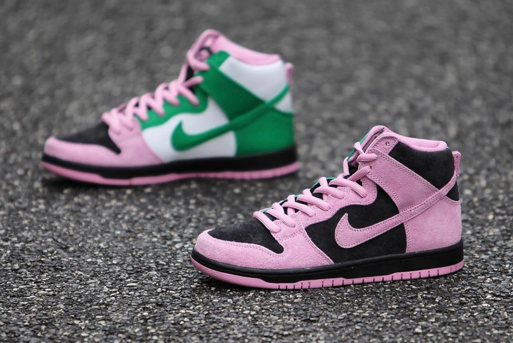 Giày Nike Dunk High Pro 'Premium SB Invert Celtics' CU7349-001 - Ảnh 5