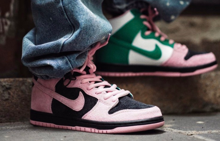 Giày Nike Dunk High Pro 'Premium SB Invert Celtics' CU7349-001 - Ảnh 2