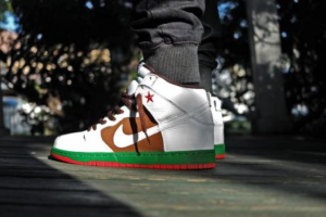 Alternative view of Giày Nike SB Dunk High 'Cali' 313171-201