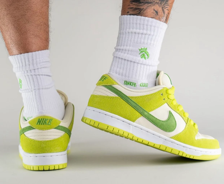 Giày Nike SB Dunk Low Pro 'Sour Apple' DM0807-300 - Ảnh 6