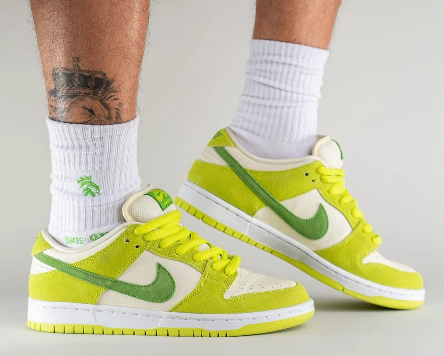 Giày Nike SB Dunk Low Pro 'Sour Apple' DM0807-300 - Ảnh 5