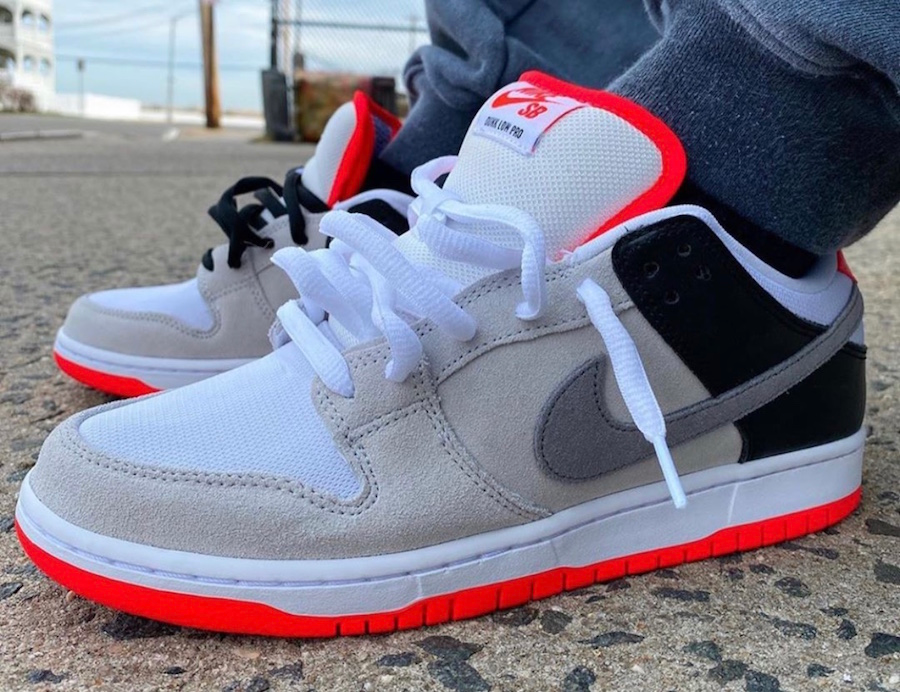 Giày Nike Dunk Low SB 'AM90 Infrared' CD2563-004 - Ảnh 3