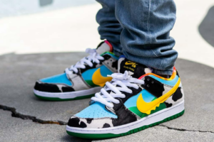 Alternative view of Giày Nike SB Dunk Low Ben & Jerry's 'Chunky Dunky' CU3244-100