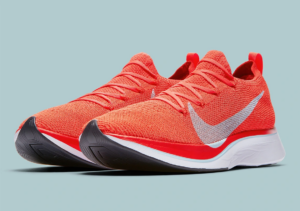 Alternative view of Giày Nike Zoom Vaporfly 4% Flyknit 'Bright Crimson' AJ3857-600