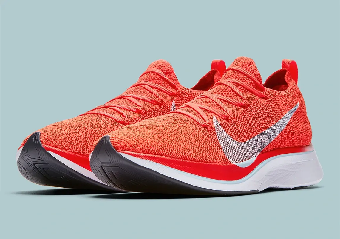 Alternative view of Giày Nike Zoom Vaporfly 4% Flyknit 'Bright Crimson' AJ3857-600