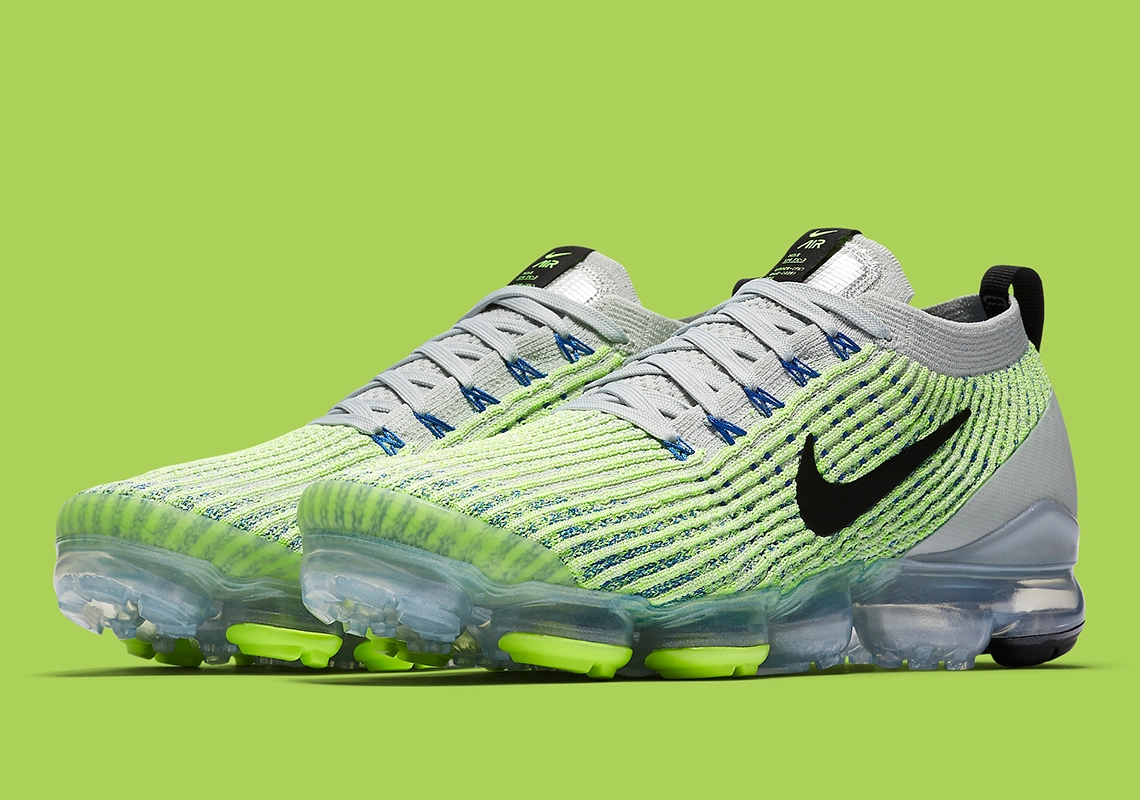 Giày Nike Air VaporMax Flyknit 3 'Barely Volt' AJ6900-005 - Ảnh 6