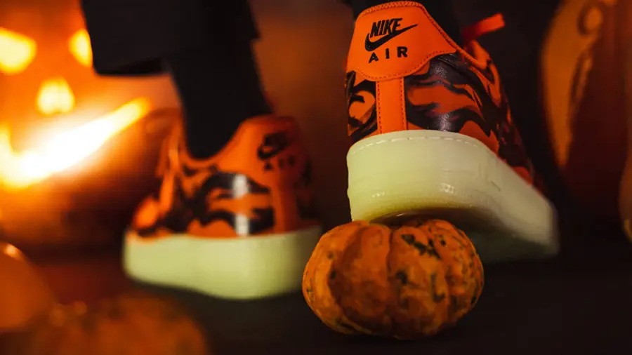 Giày Nike Air Force 1 Low 'Orange Skeleton' CU8067-800 - Ảnh 3