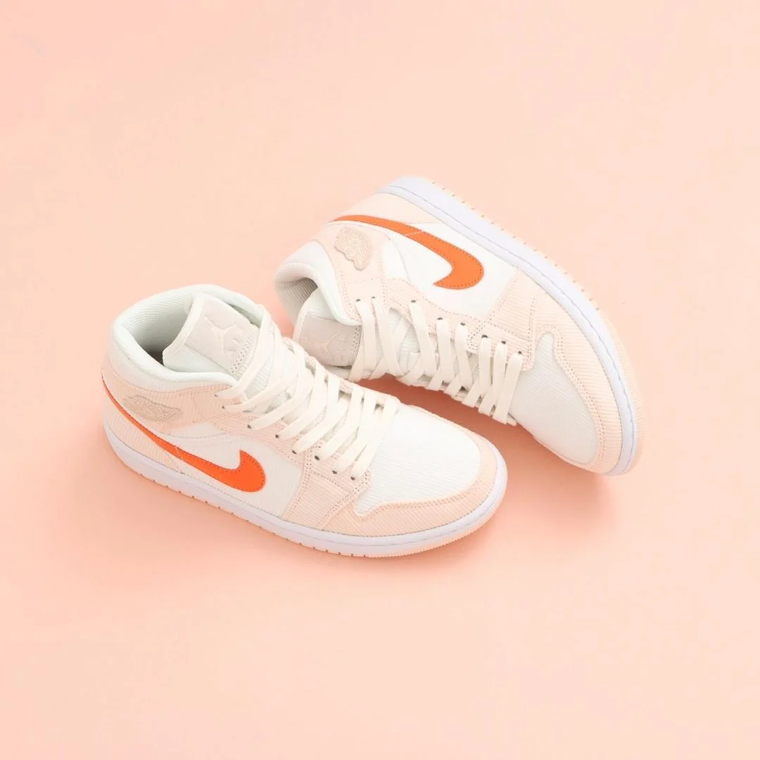 Giày Nike Air Jordan 1 Mid SE 'Corduroy' DA8009-108 - Ảnh 4