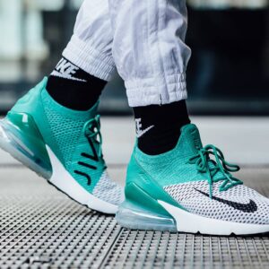 Alternative view of Giày Nike Air Max 270 Flyknit 'Clear Emerald' AH6803-300