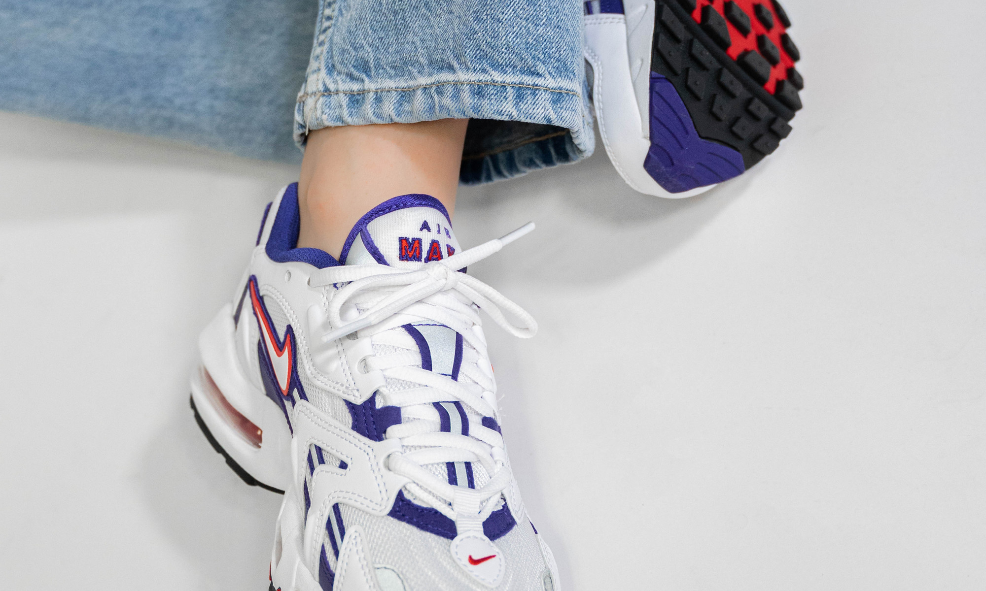 Giày Nike Wmns Air Max 96 2 'White Grape Ice' DA2230-100 - Ảnh 8