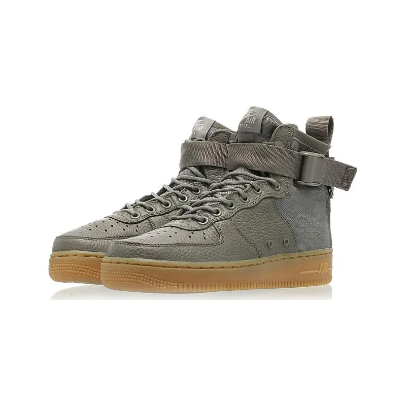 Alternative view of Giày Nike Wmns SF Air Force 1 Mid 'Dark Stucco' AA3966-004