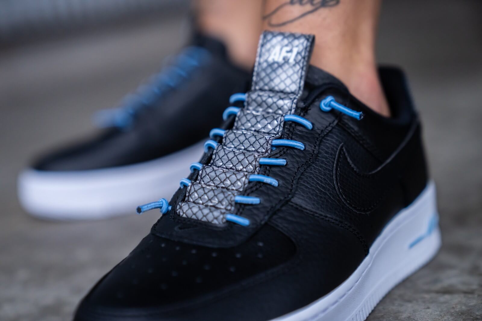 Giày Nike Air Force 1 '07 Lux 'Black Reflective' 898889-015 - Ảnh 3