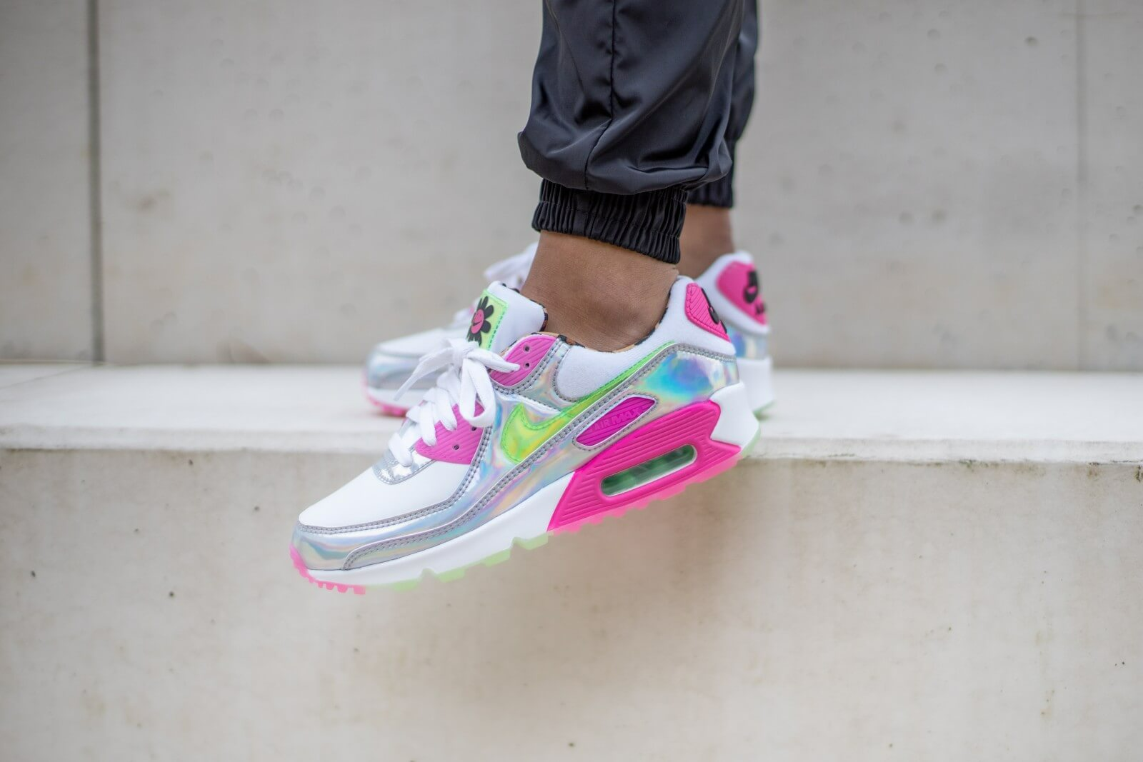 Giày Nike Air Max 90 LX Daisy 'Leopard Iridescent' (W) CQ2559-100 - Ảnh 4