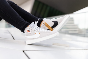 Alternative view of Giày Nike Wmns Blazer Mid Rebel XX 'Off-White' BQ4022-101