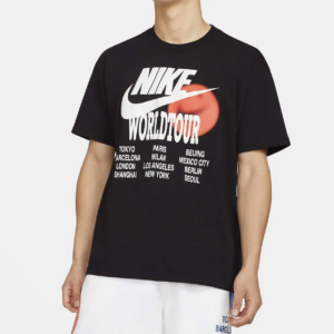 Alternative view of Áo Nike Tee World Tour 'Black' DA0938-010